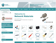 Tablet Screenshot of networkmaterials.com